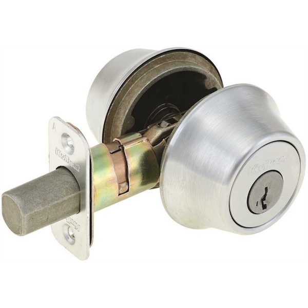 SmartKey Security 665 Double Cylinder Deadbolt Satin Chrome